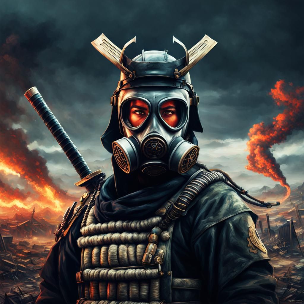 Wasteland Samurai - AI Generated Artwork - NightCafe Creator