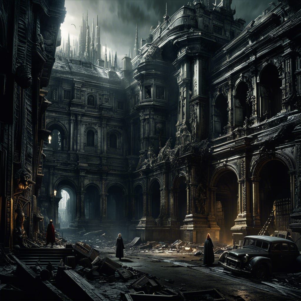 darkness in the city  by @SpacemanR