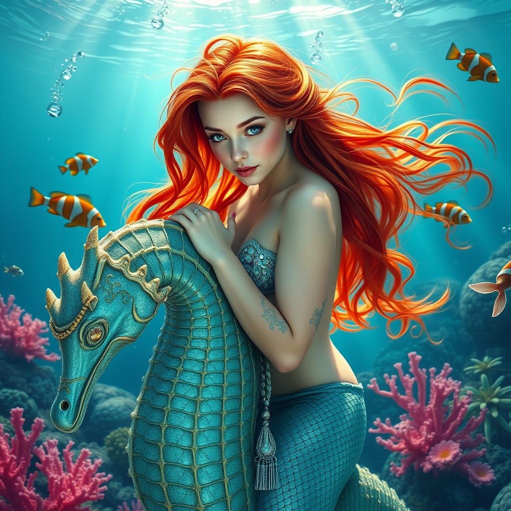 mermaid  by @romano17