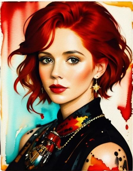 Red-head beauty