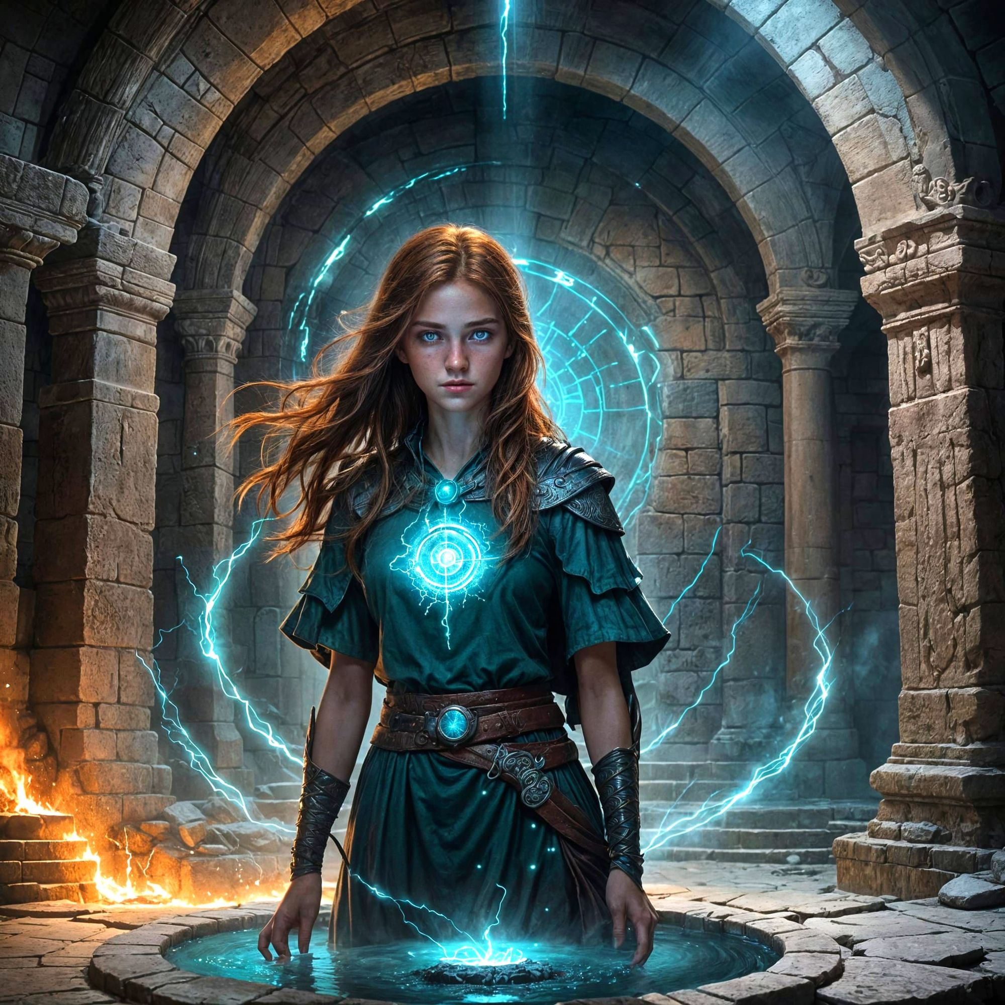 Lucia, the tower baptism