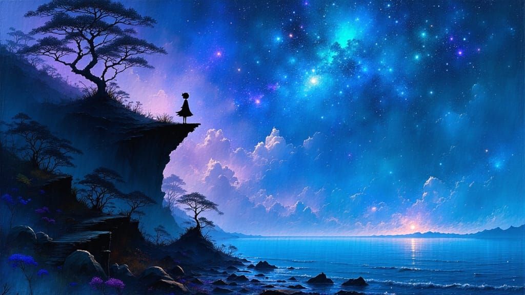 ^^Nebula’s Edge at Twilight (9 Likes)  by @Little Rainbow