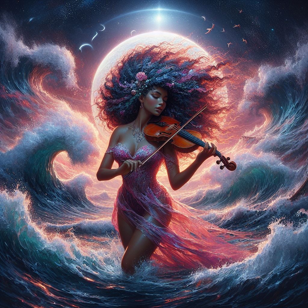 Sea Goddess' OCEAN SONG  by @WynSongByrd