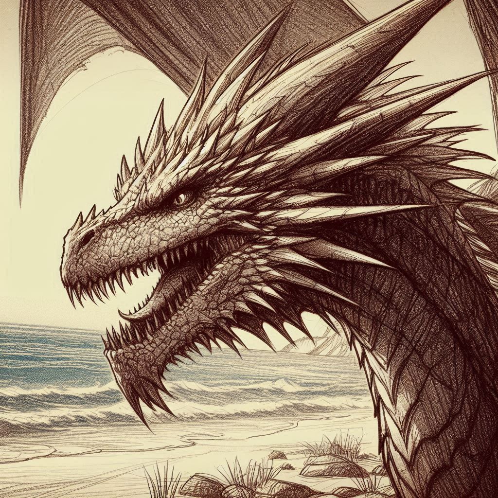 Dragon Taurus Sketch