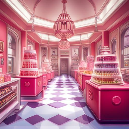 Candy town AI Generated Artwork NightCafe Creator