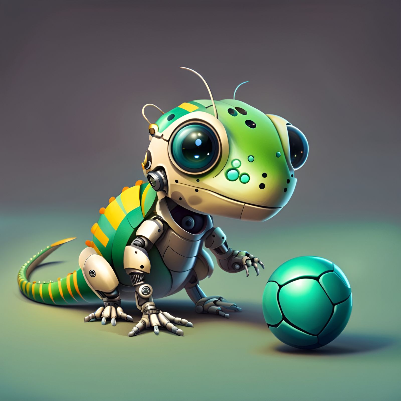 Robolizard  by @Laevos