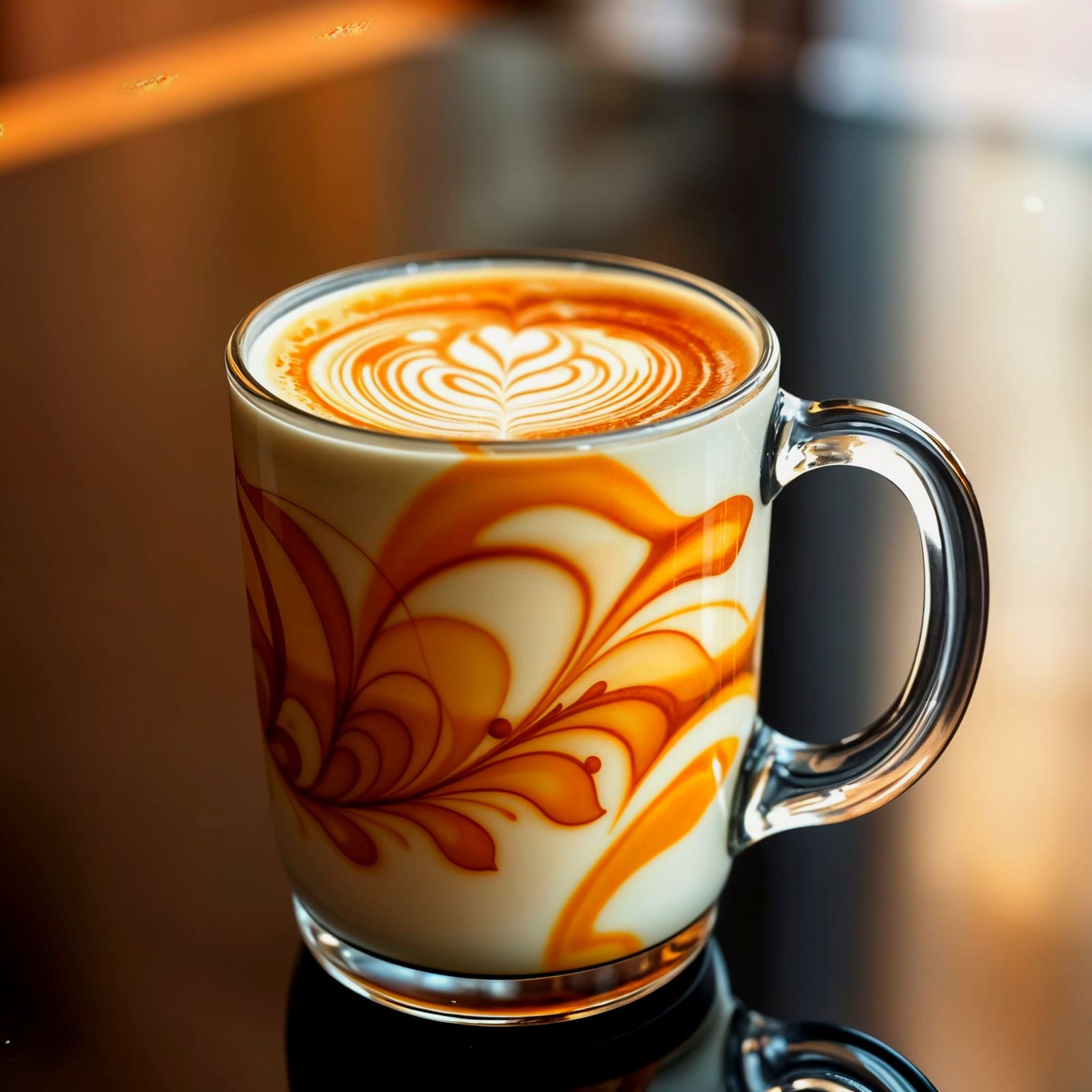 Latte art, in layers  by @Sullivan-Shaw