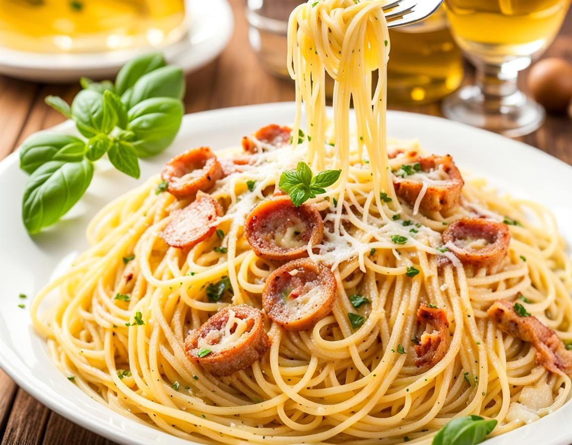 Spaghetti alla Carbonara is Standing tall at the first posit...