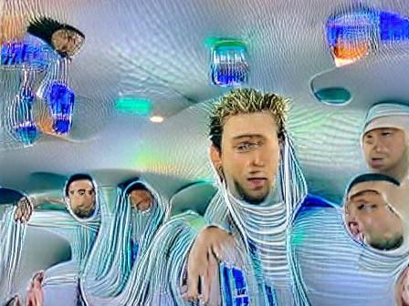 Still from an NSYNC music video