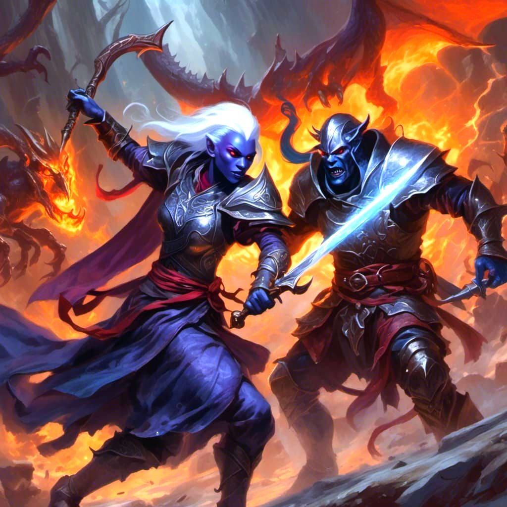 Hounafay Ousst'tar, Drow Paladin