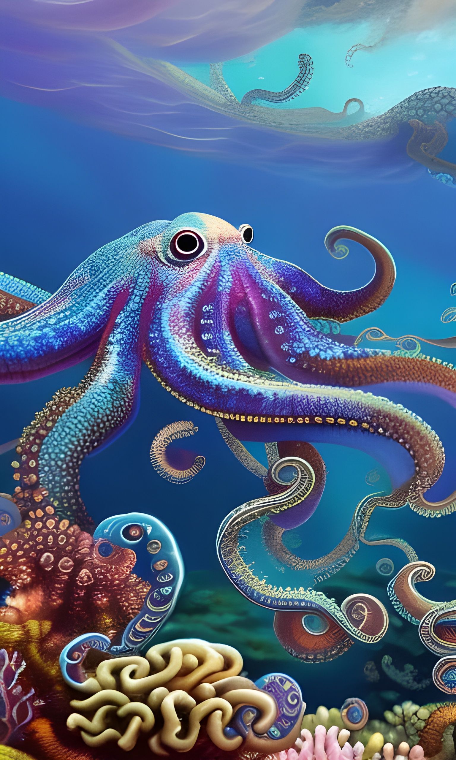 Octopus Queen… - AI Generated Artwork - NightCafe Creator