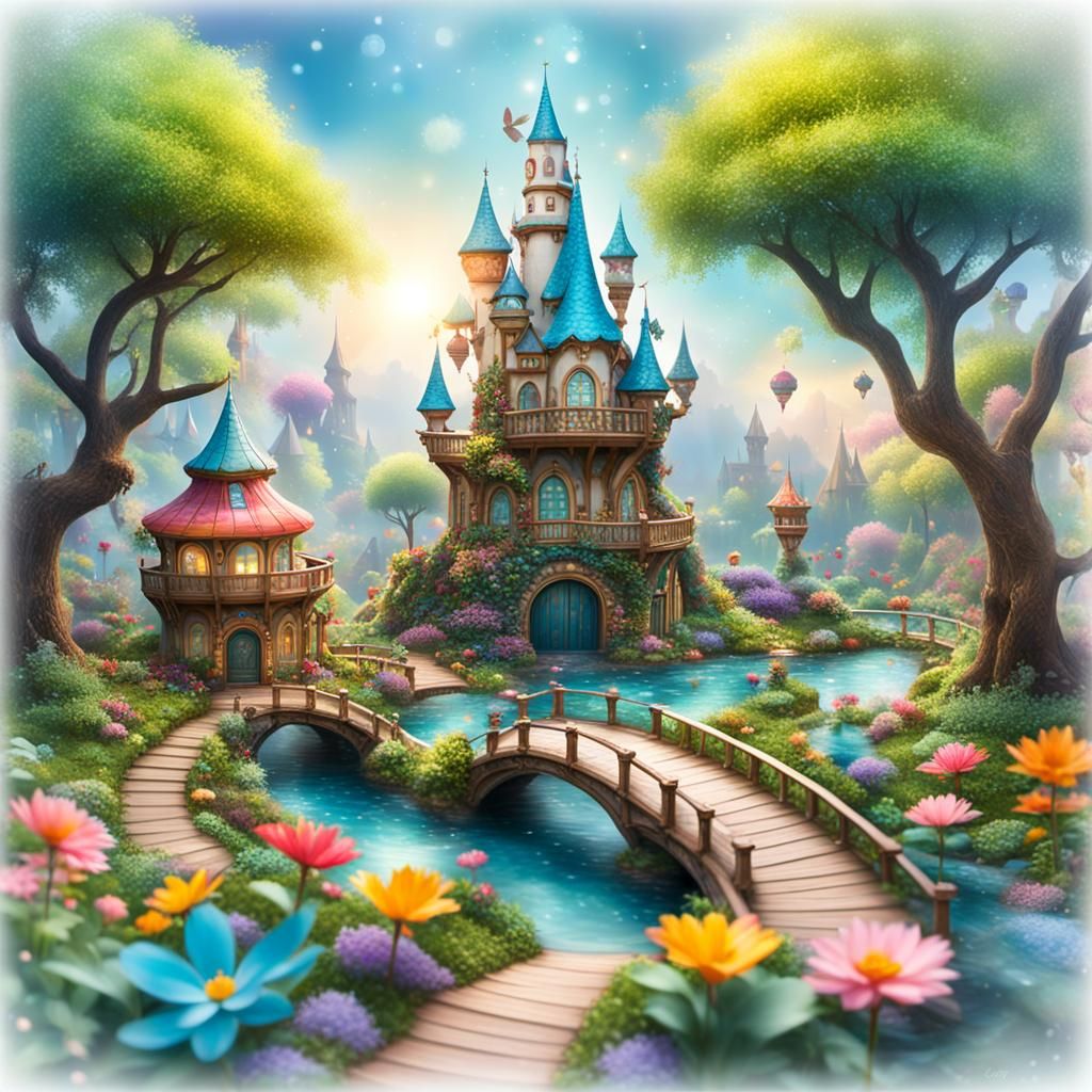 Fairyland, wonderland, dream world, utopia, fantasyland, Ede...