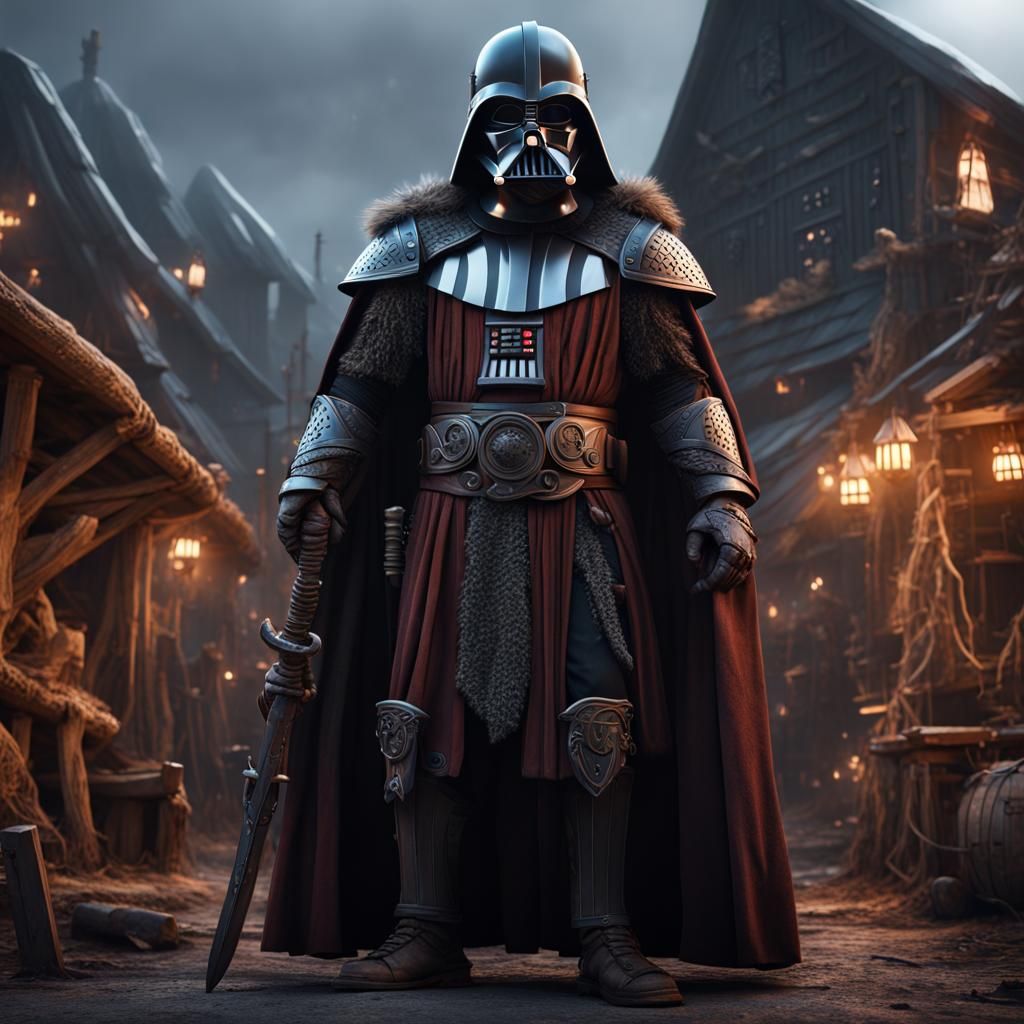 Viking Darth Vader - AI Generated Artwork - NightCafe Creator