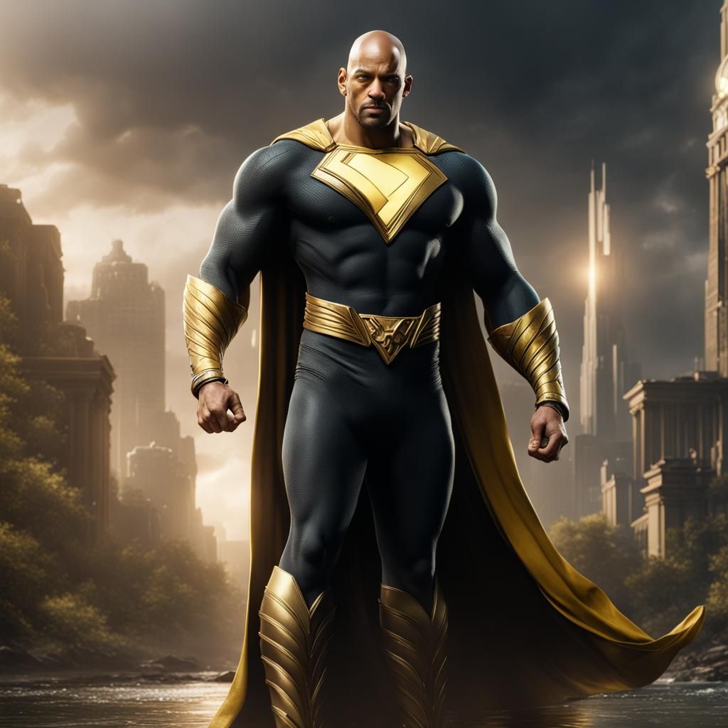 Black Adam Will smith hyperrealistic perfection - AI Generated Artwork ...