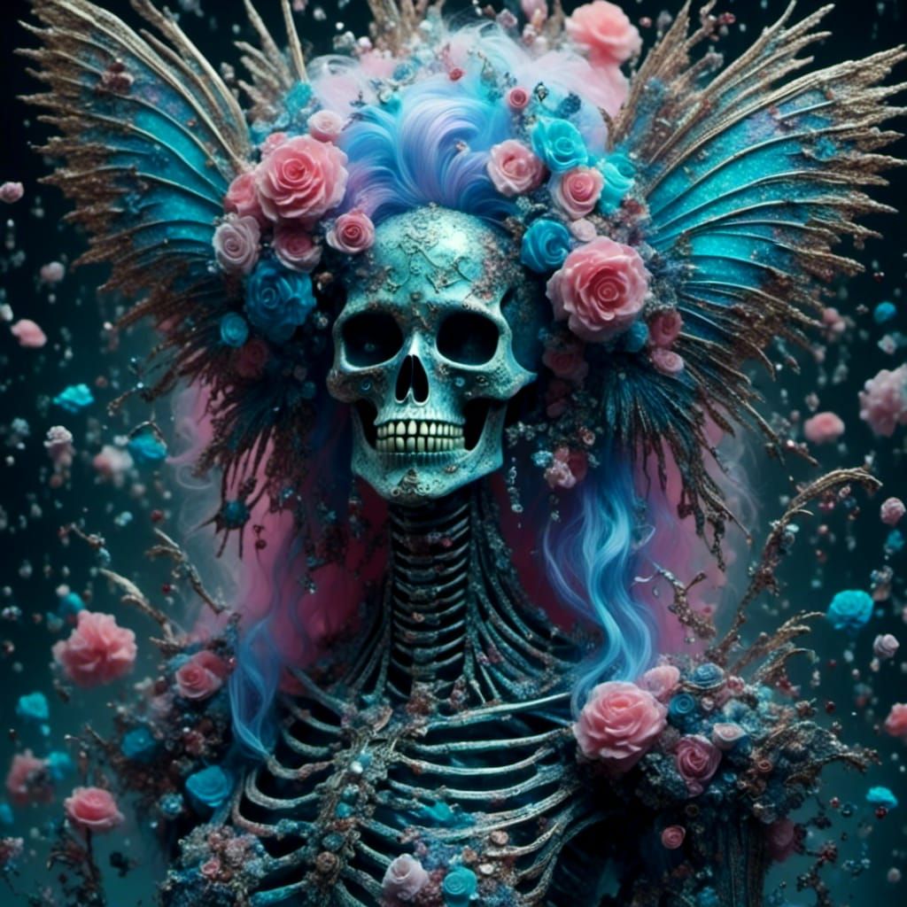 <lora:Beautiful Bones:1.0> <lora:PastelHorror:1.0>