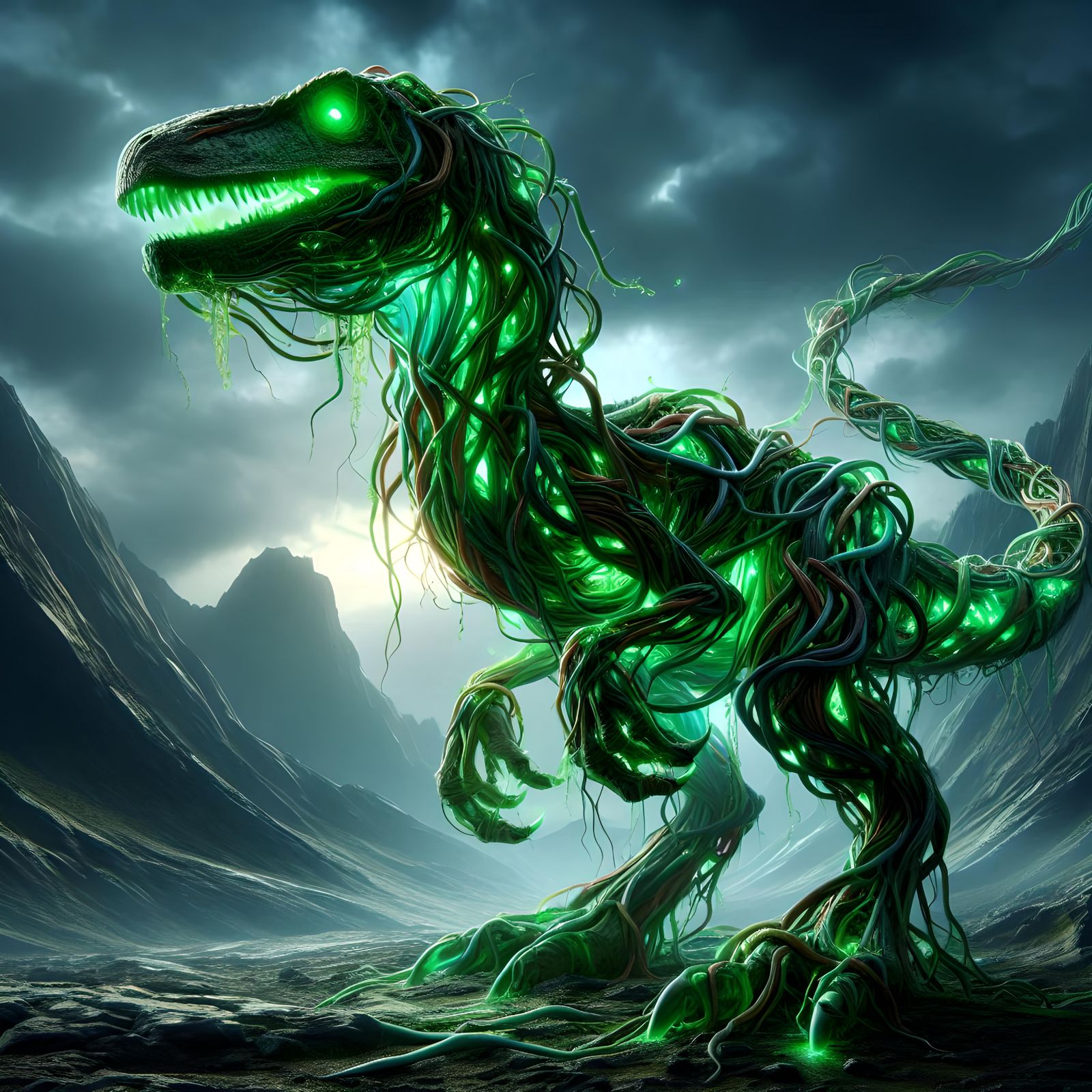 The Bioluminescent Velociraptor