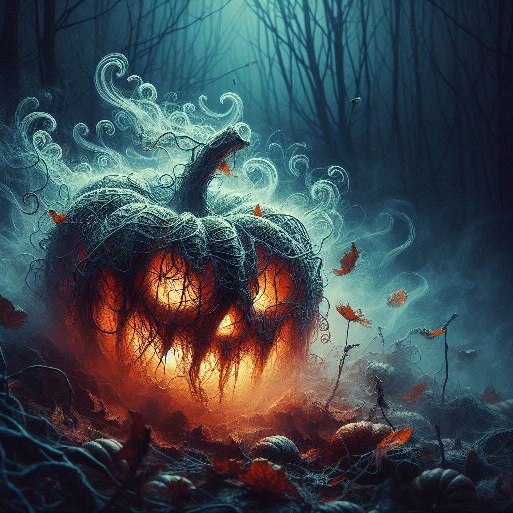 DALL-oween DALL-o-Lantern Pumpkin