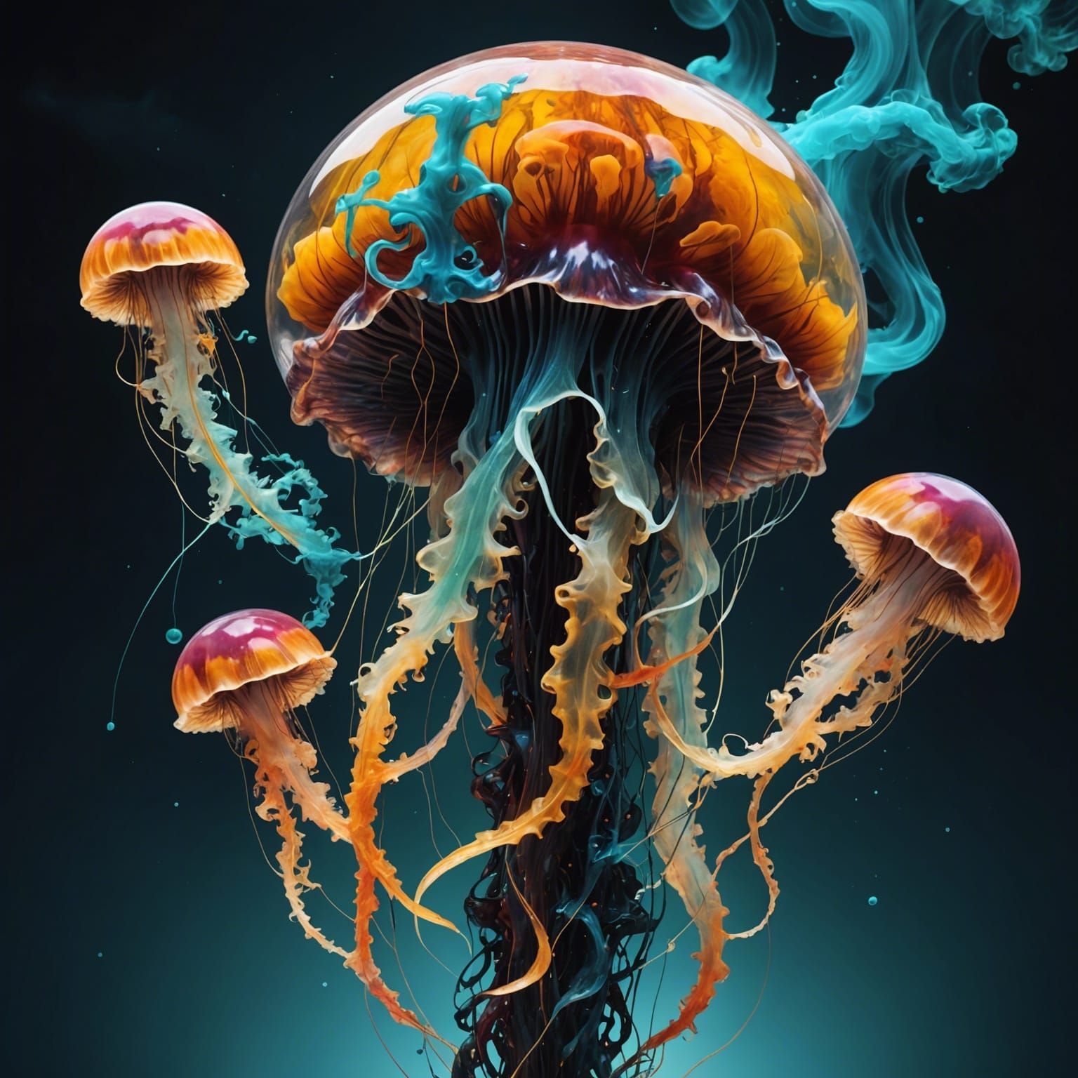 Smoking Jellys  by @Thombmx