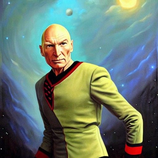 Captain Picard in a nightmare