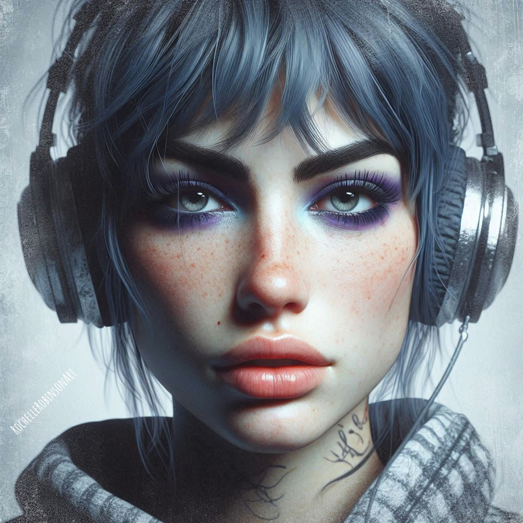 Woman With Headphones