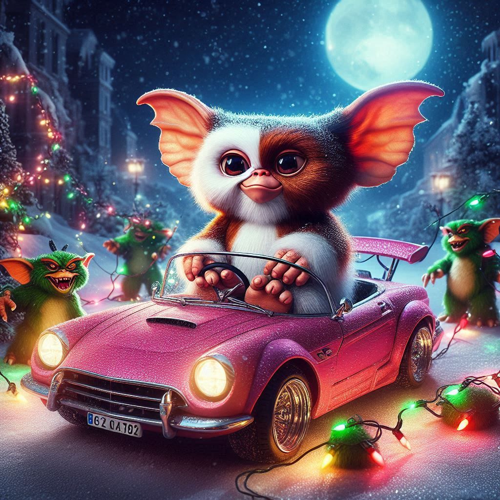 Gizmo trying to escape the evil Gremlins!!!