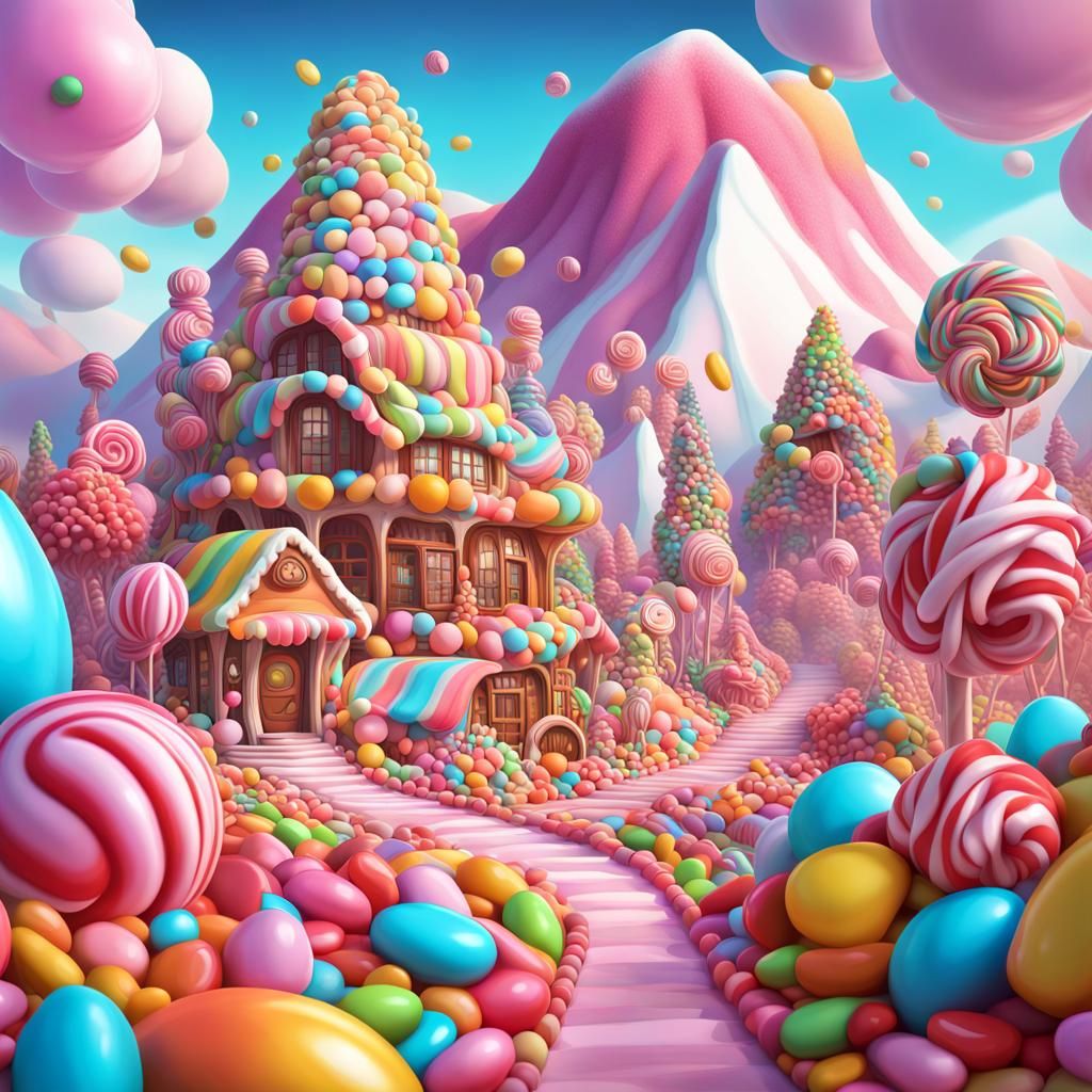 Candyland - AI Generated Artwork - NightCafe Creator