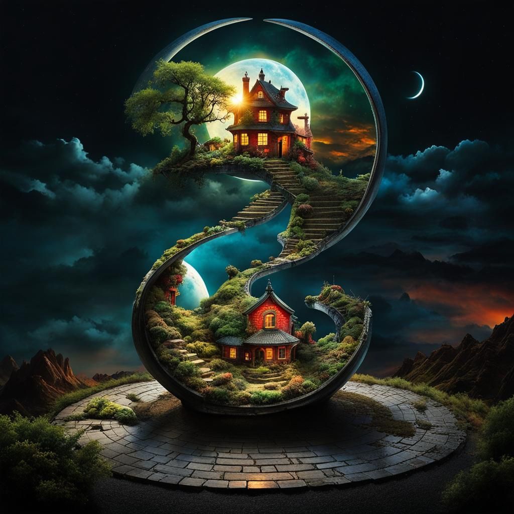 Yin Yang Village  by @toomanynates