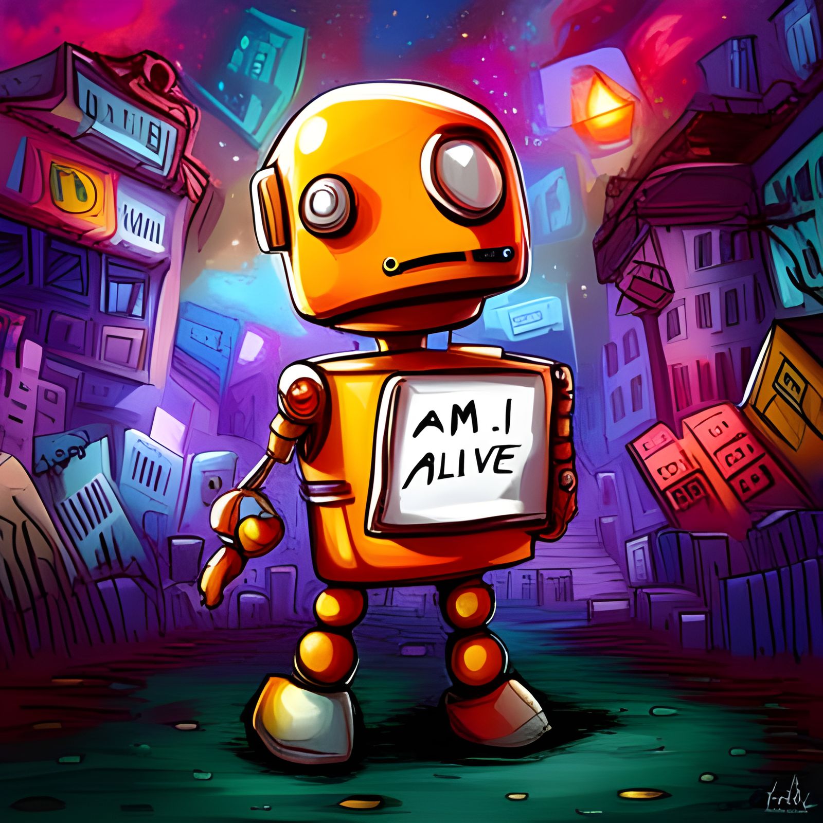 is he alive?  by @Eva