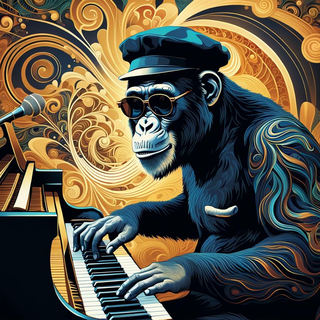 Thelonious Monkey  by @Crispy Bess