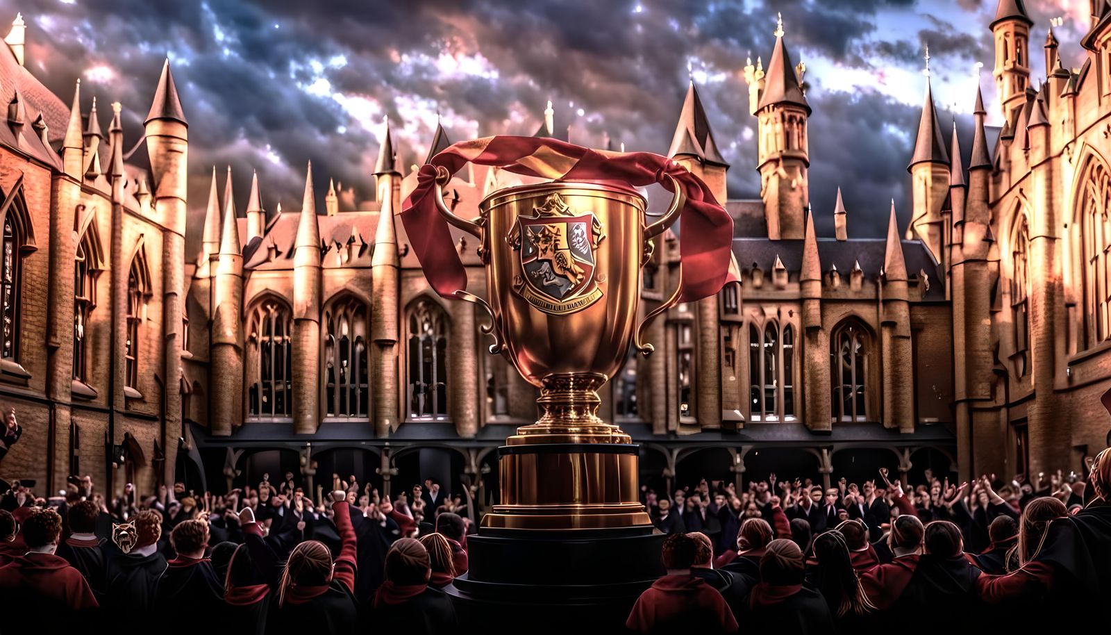 Gryffindor wins the house cup
