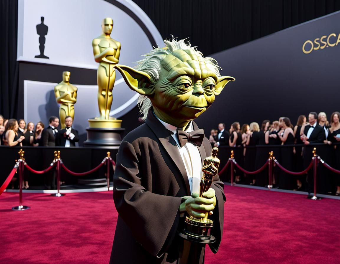 Award shows: Yoda winning an oscar  by @Otterbarrick