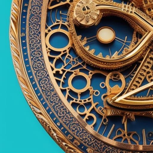 Egyptian Owl Portrait with Intricate Details