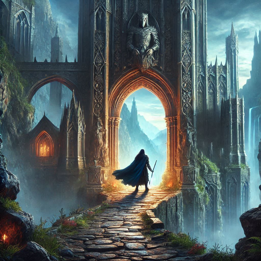 A guardian watching over the entrance to a secret kingdom