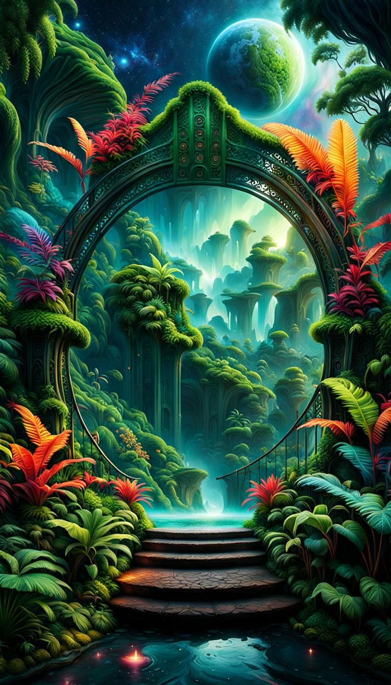 Entrance to a fantasic world  by @DeliaPeabody