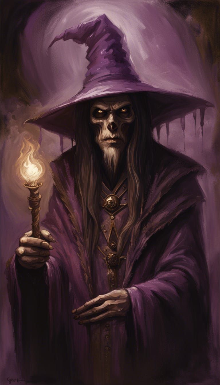 Spooky wizard