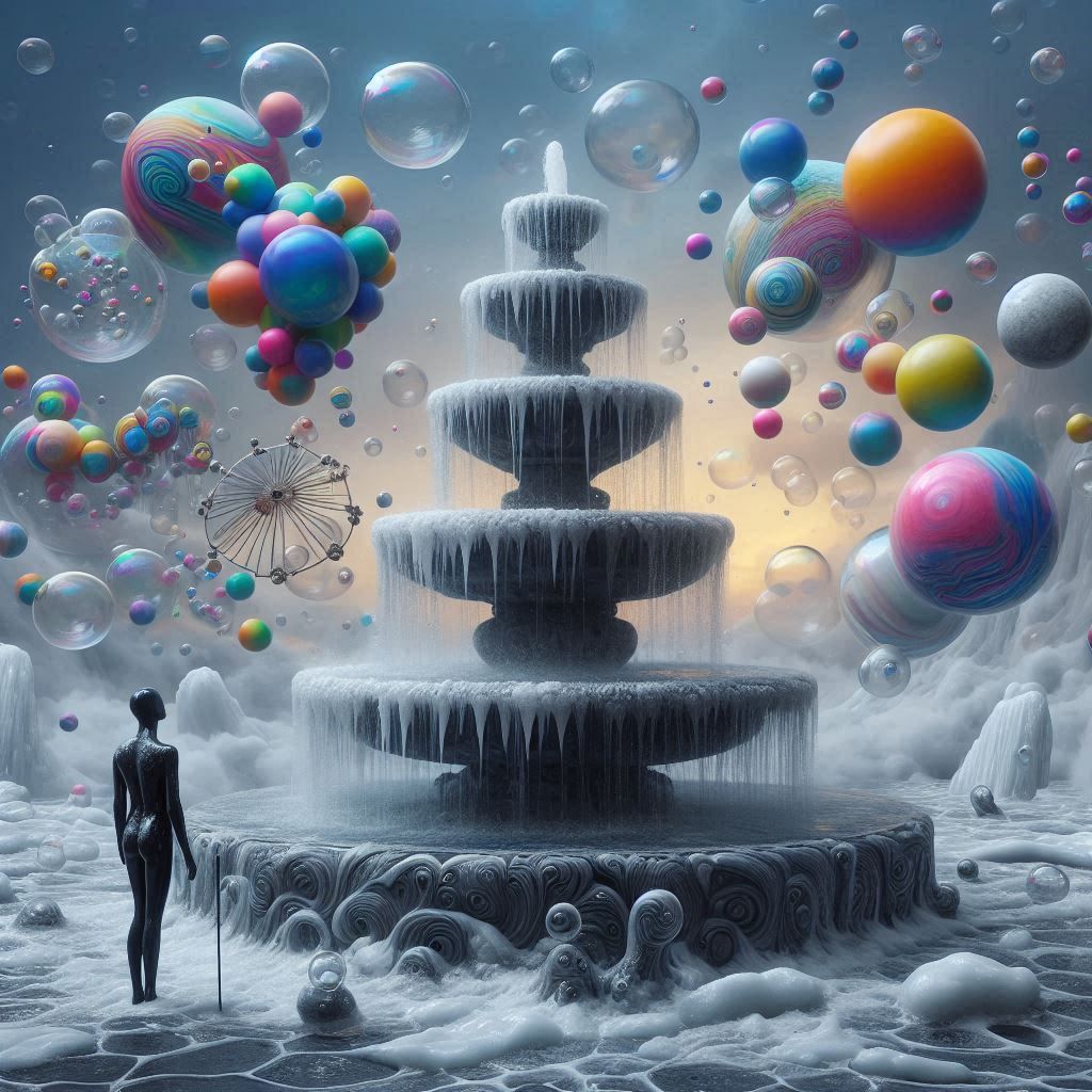 Frozen fountain