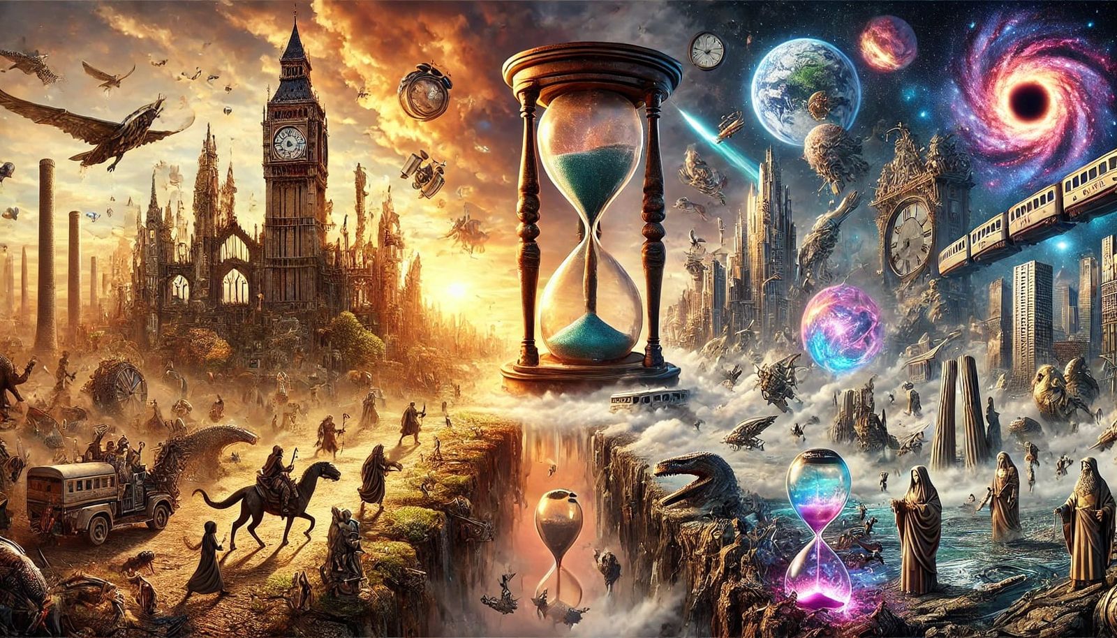 Fractured tapestry of time #1