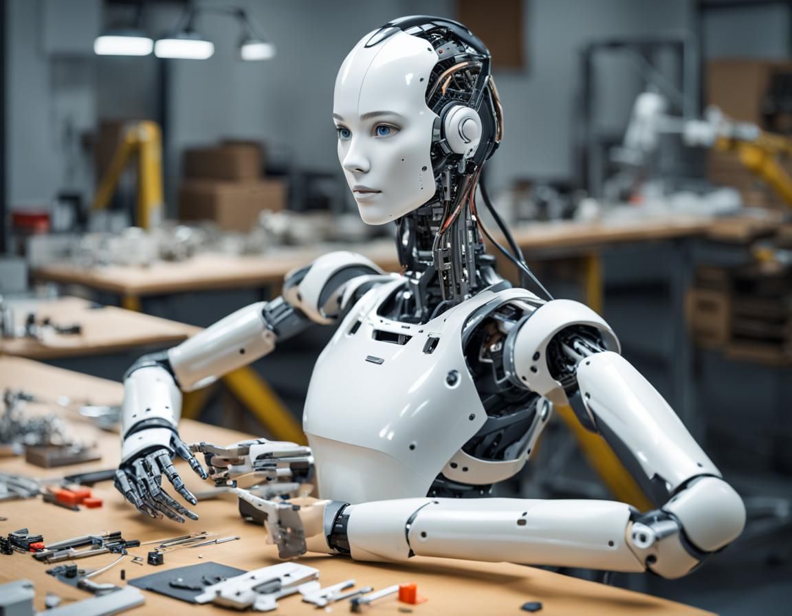 Self constructing robot