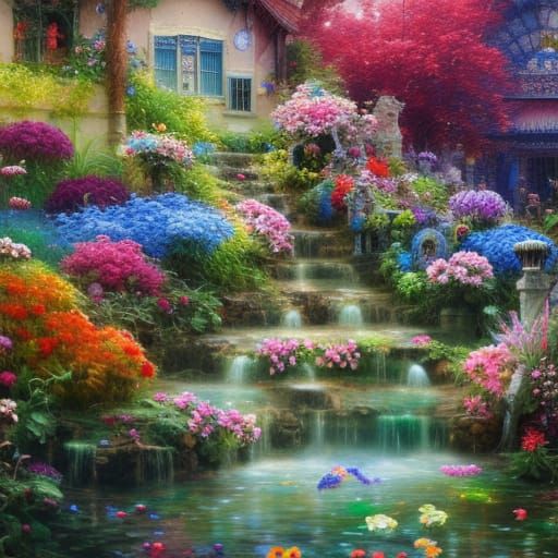 Cascading gardens  by @Marinaoceana