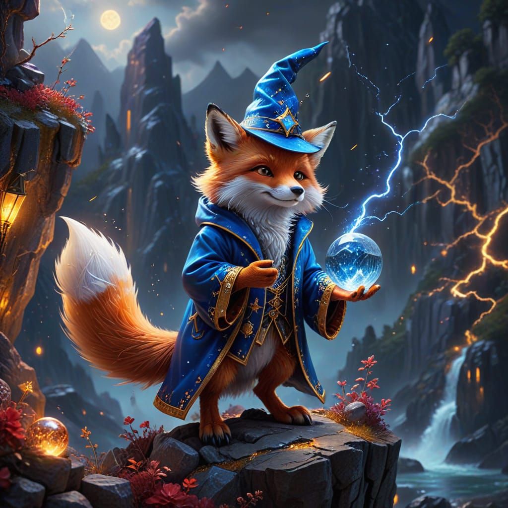 “The Wizard Whiskerby and the Magic Orbuculum"  by @Trish2