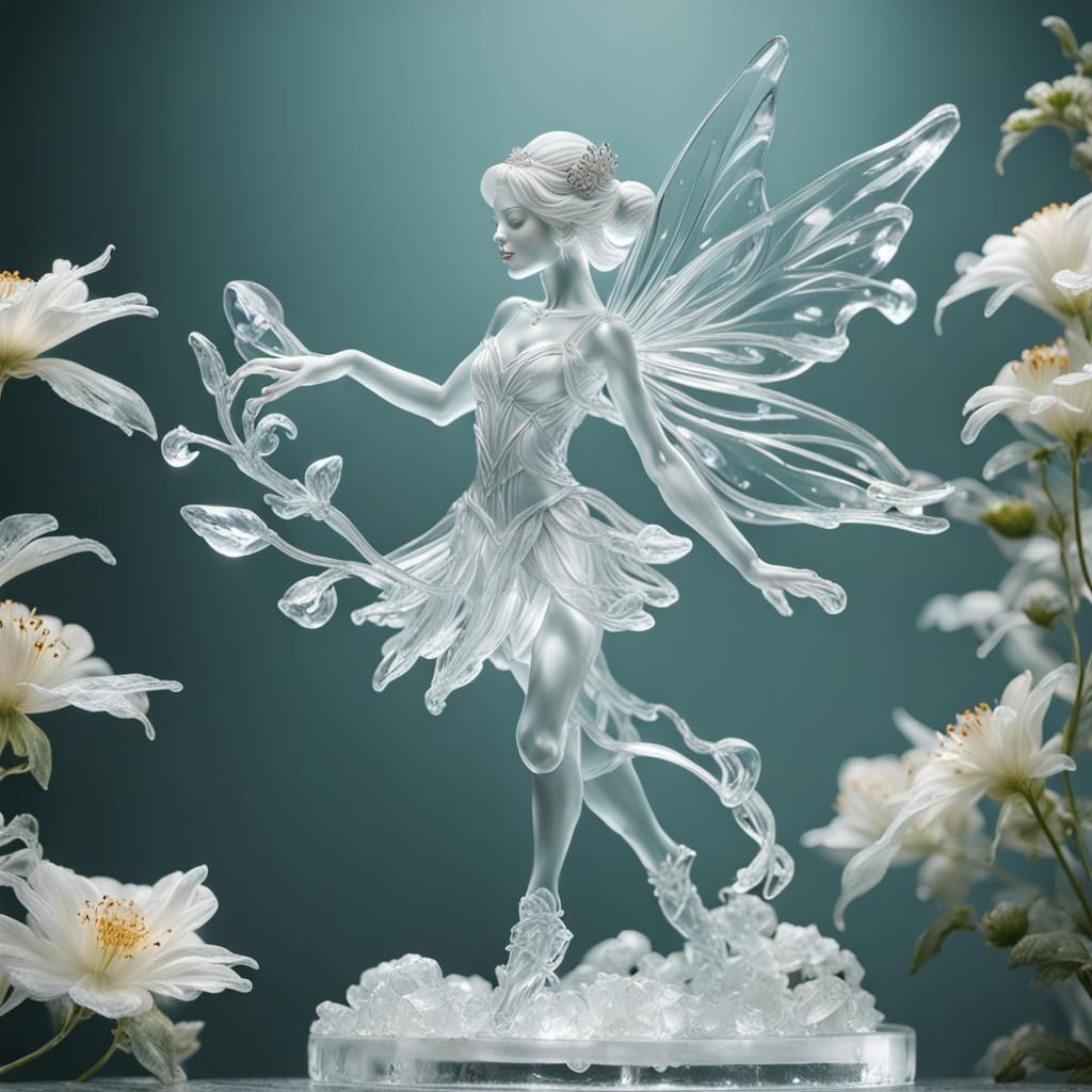 Dancing flower fairy  by @ScaredLittleCreative