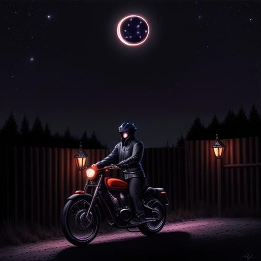 "The Midnight Rider"a nighttime escape.