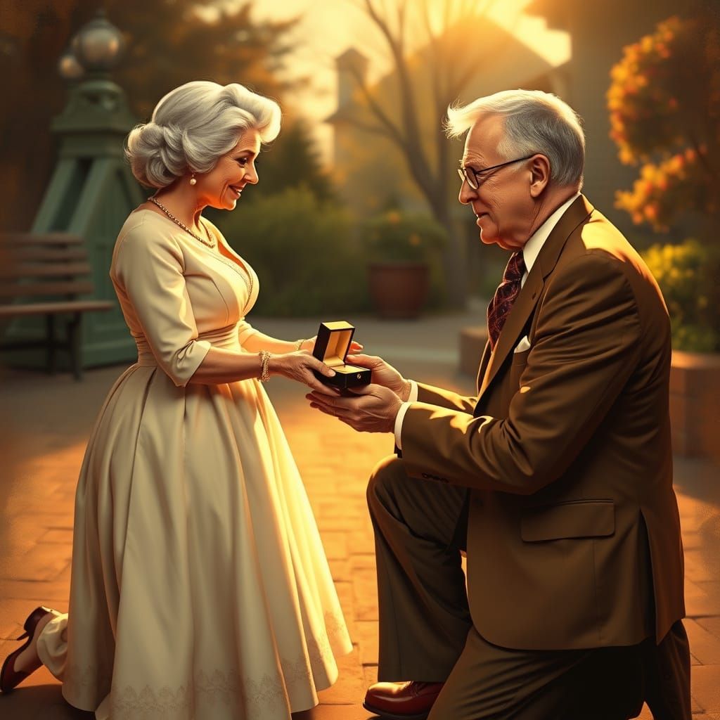 Never too old to fall in love  by @Ambassador Maverick