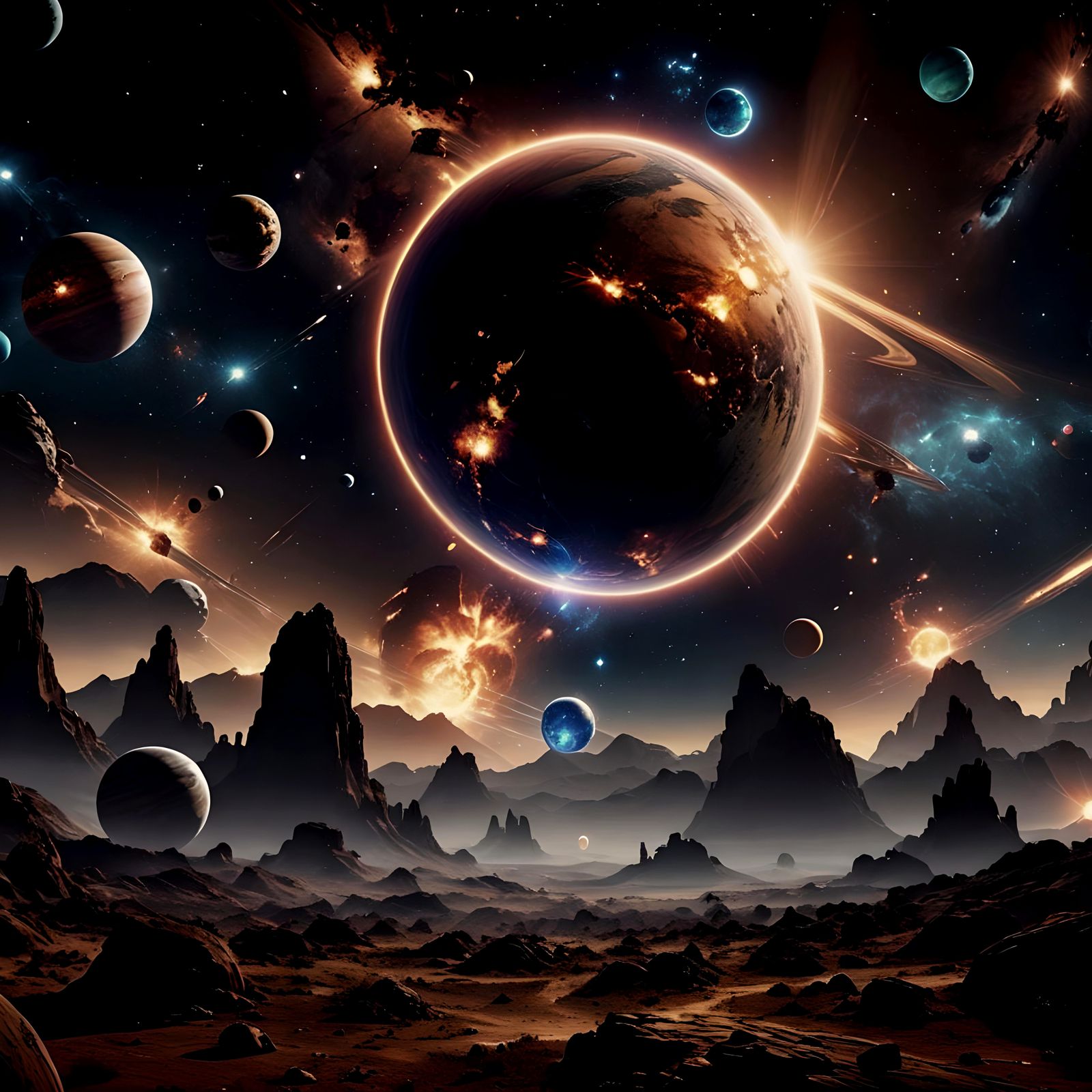 A Distant Night Sky  by @ArvingStartist
