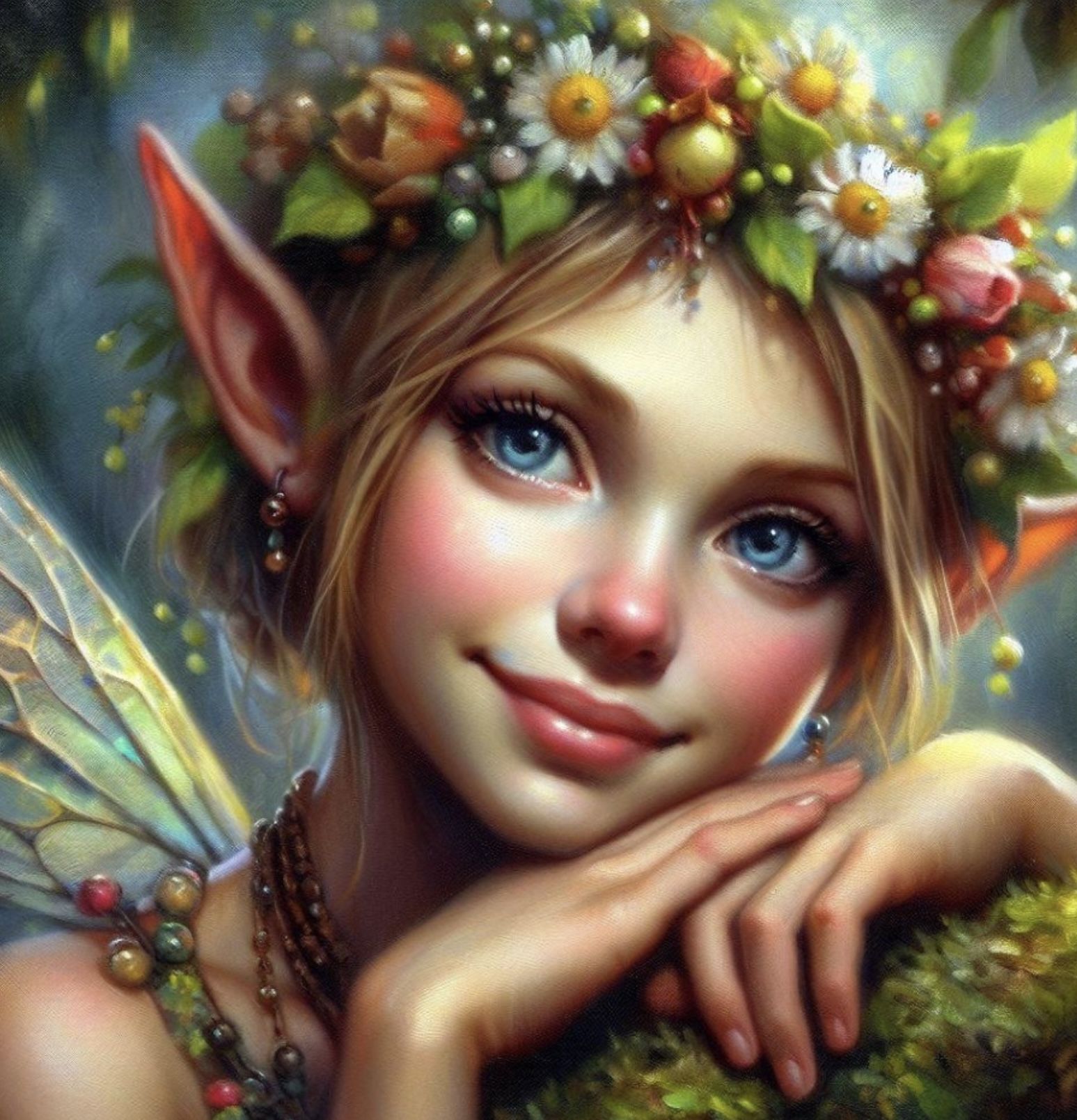 Happy elf