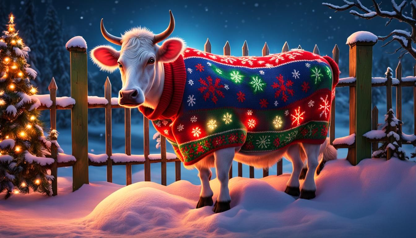 Fenced In Christmas  by @Dorkish