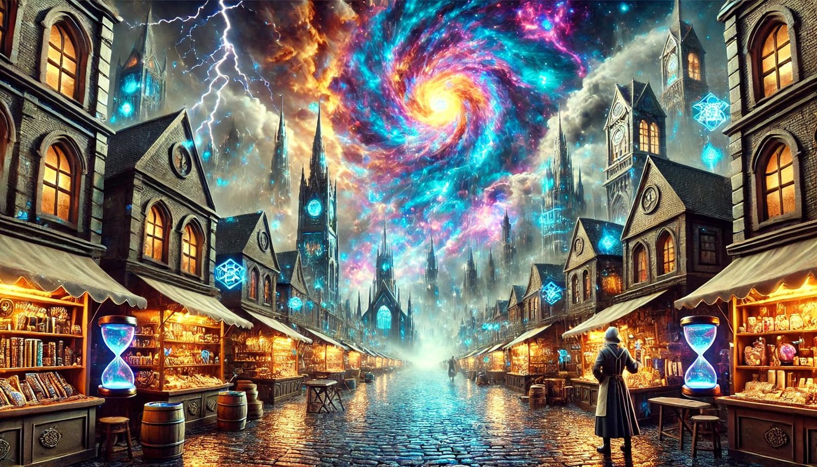 Holographic market stalls #2