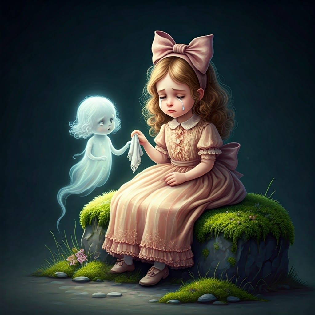 ghost Handkerchief  by @aiswa