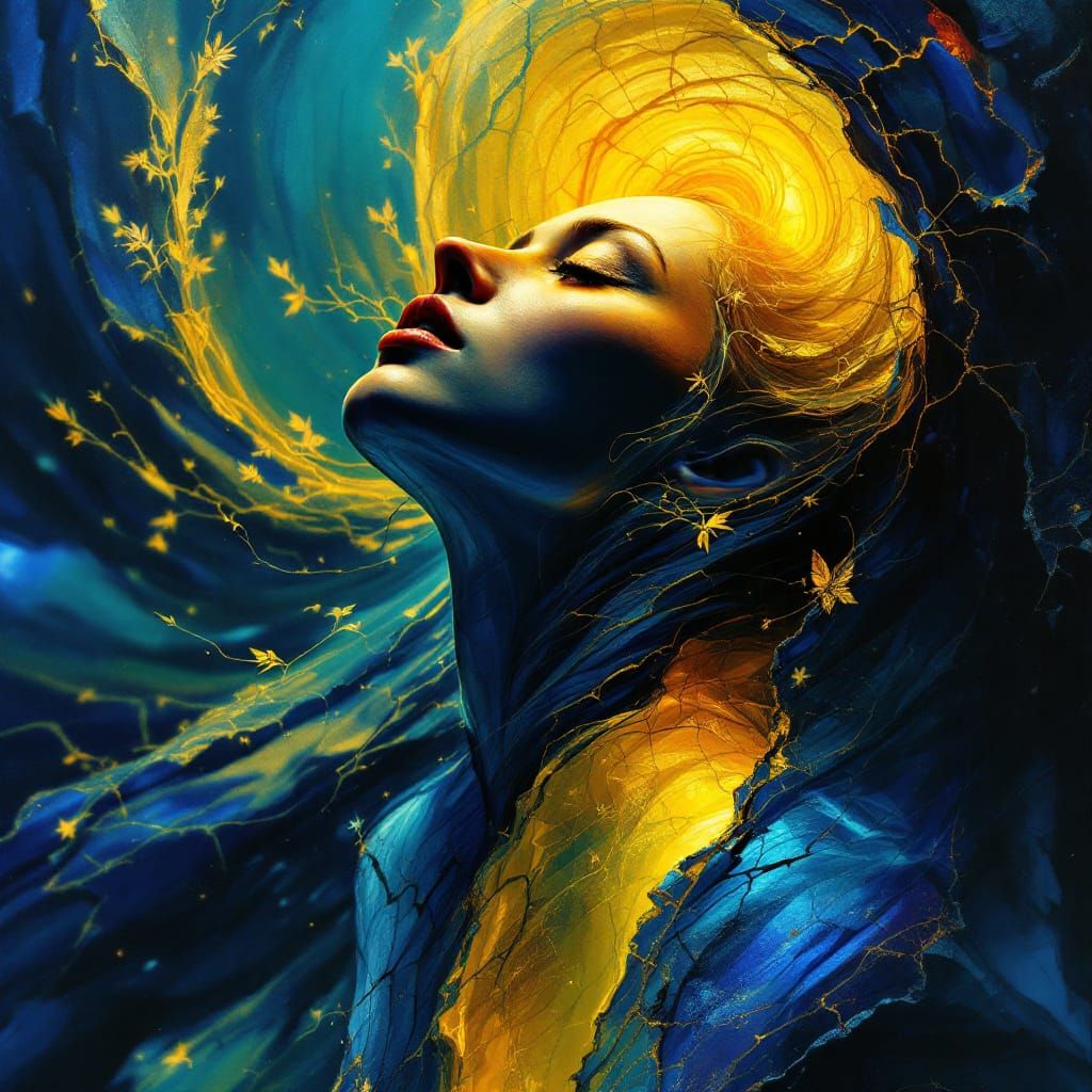 Elysian Reverie: The Fusion of Light and Spirit