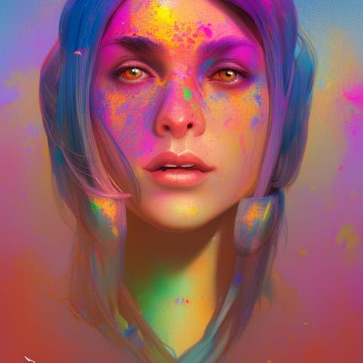 They are Holi - AI Generated Artwork - NightCafe Creator